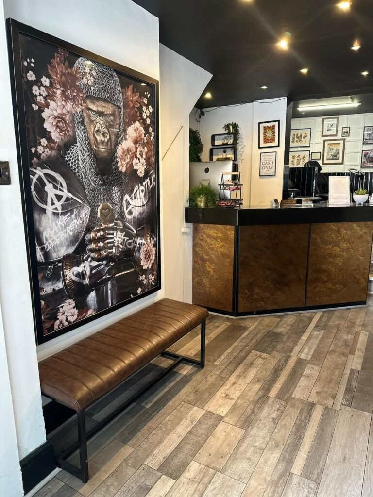 Inside New Identity Tattoos West Bromwich studio, New Street