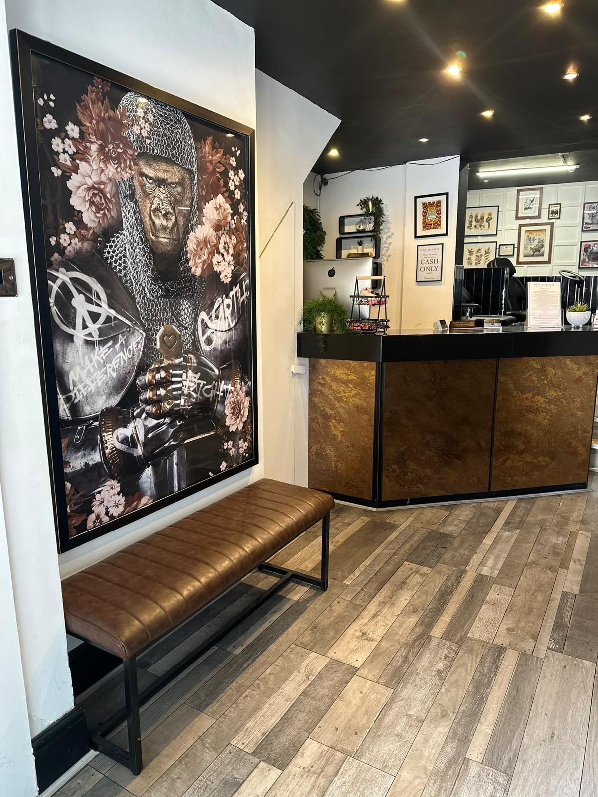 Inside New Identity Tattoos West Bromwich studio, New Street