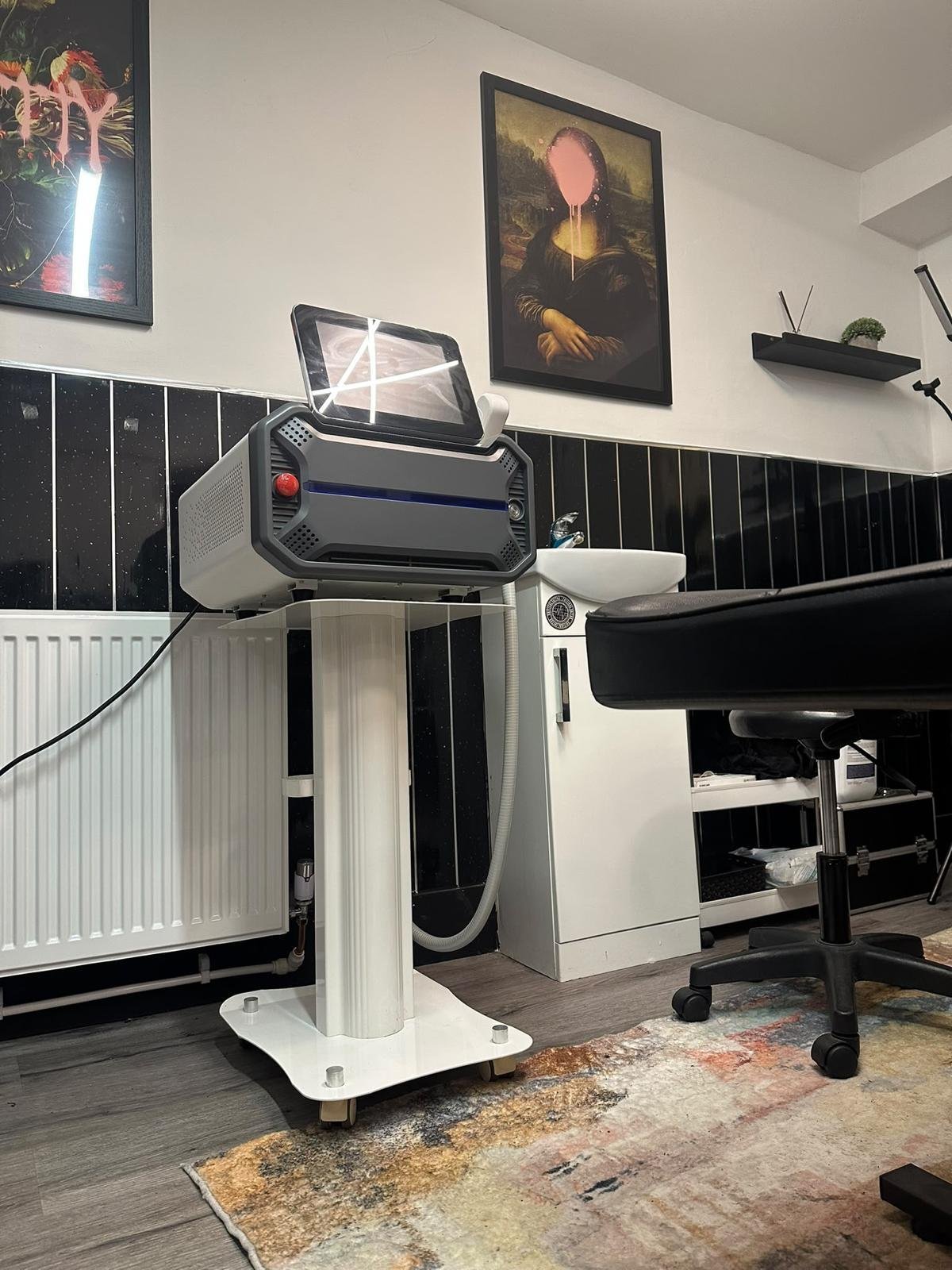 Laser tattoo removal room at New Identity West Bromwich