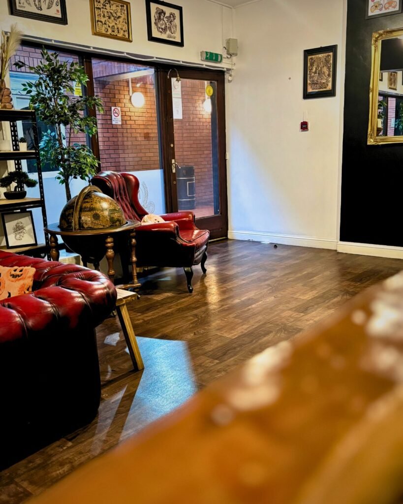 Inside New Identity Tattoos Wolverhampton studio, Mander Centre