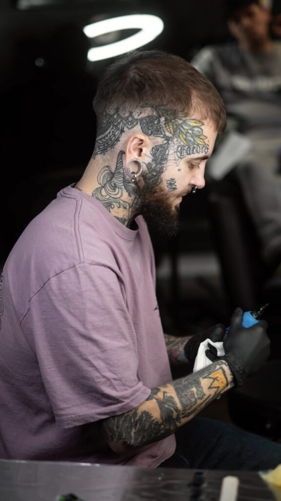 Tattooing at New Identity